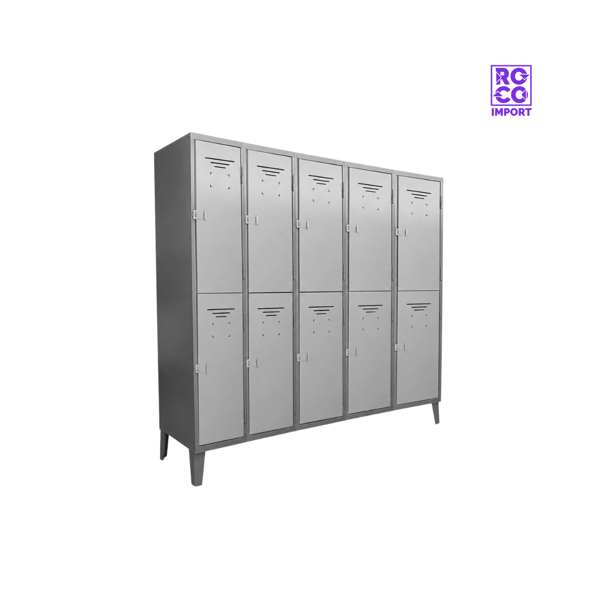 Locker Metálico 10 Puertas – Casillero Industrial