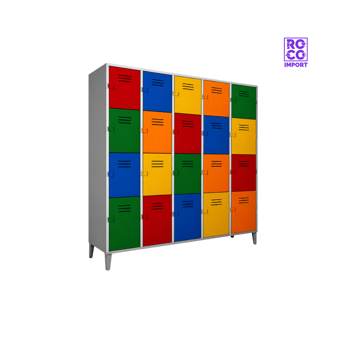 Locker Escolar 20 Puertas – Gran Capacidad