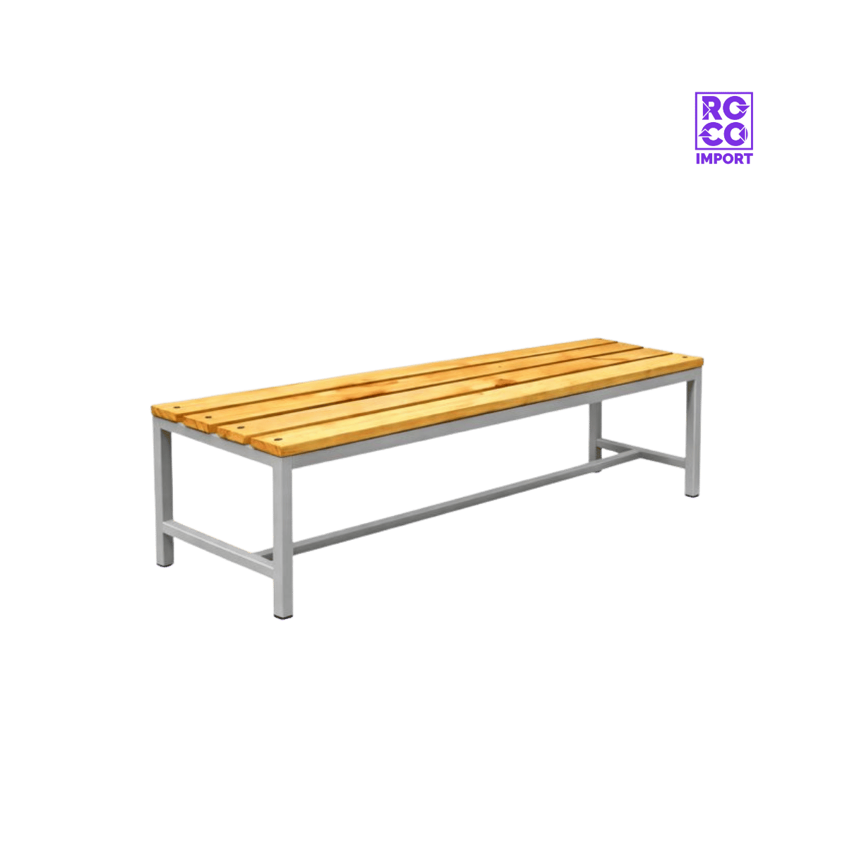 Banca Madera Simple Vestuario 200 cm