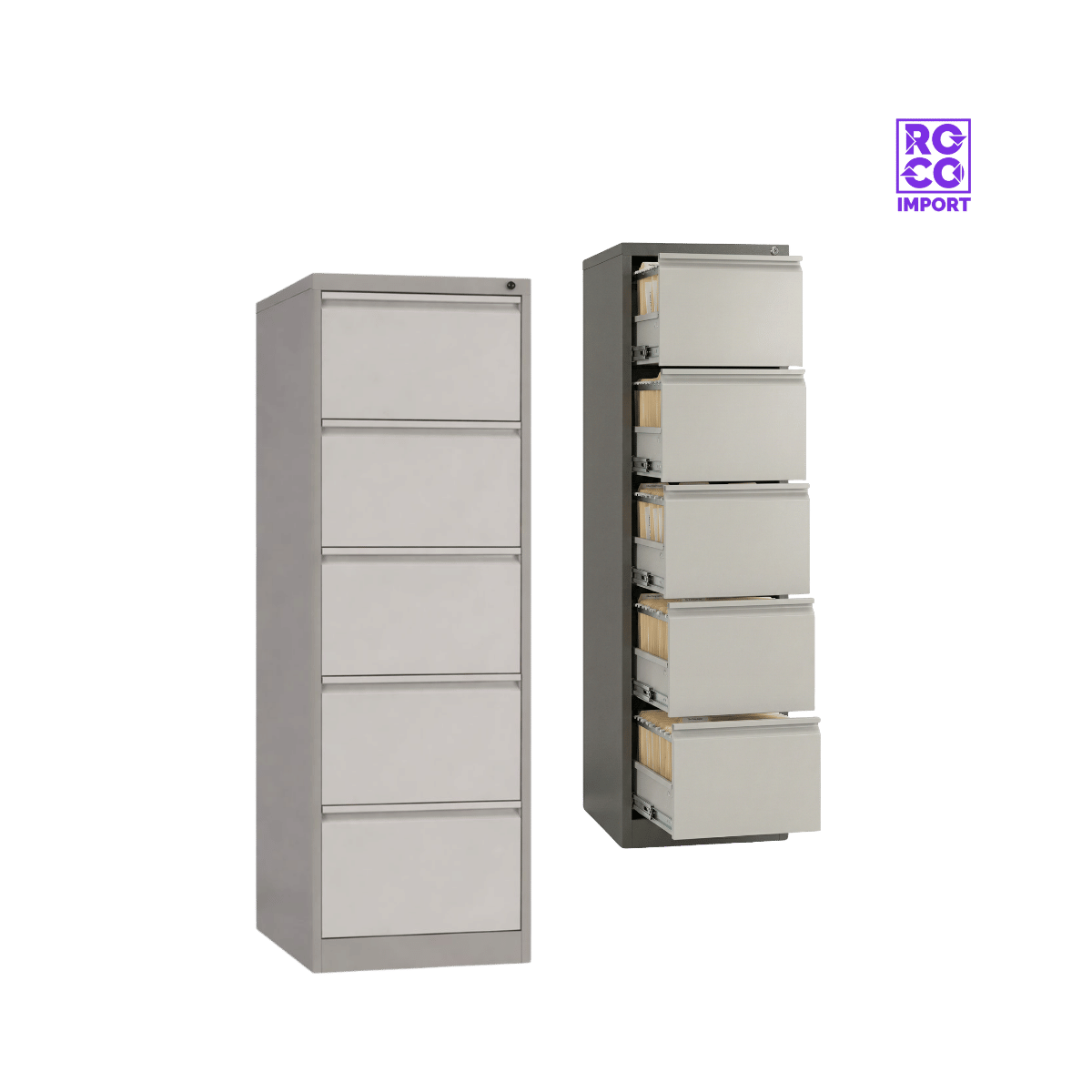 Kardex Metálico 5 Cajones – Archivador Oficina
