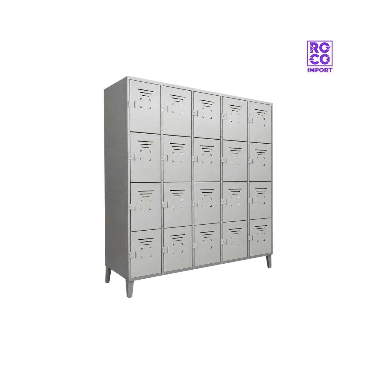 Locker Metálico 20 Puertas – Casillero Gran Capacidad