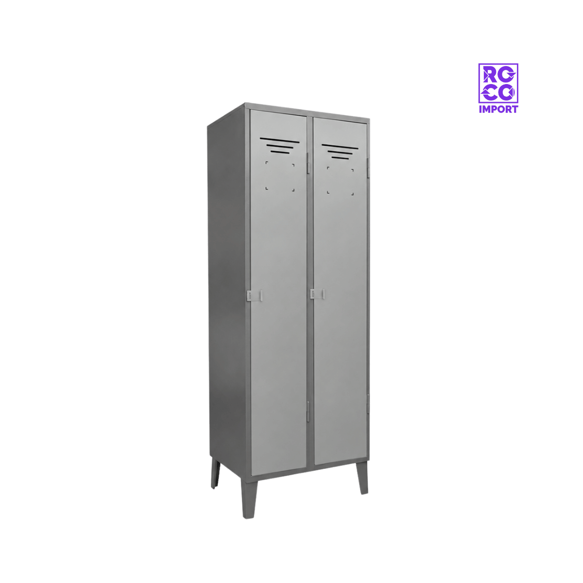 Locker Metálico 2 Puertas – Casillero Doble