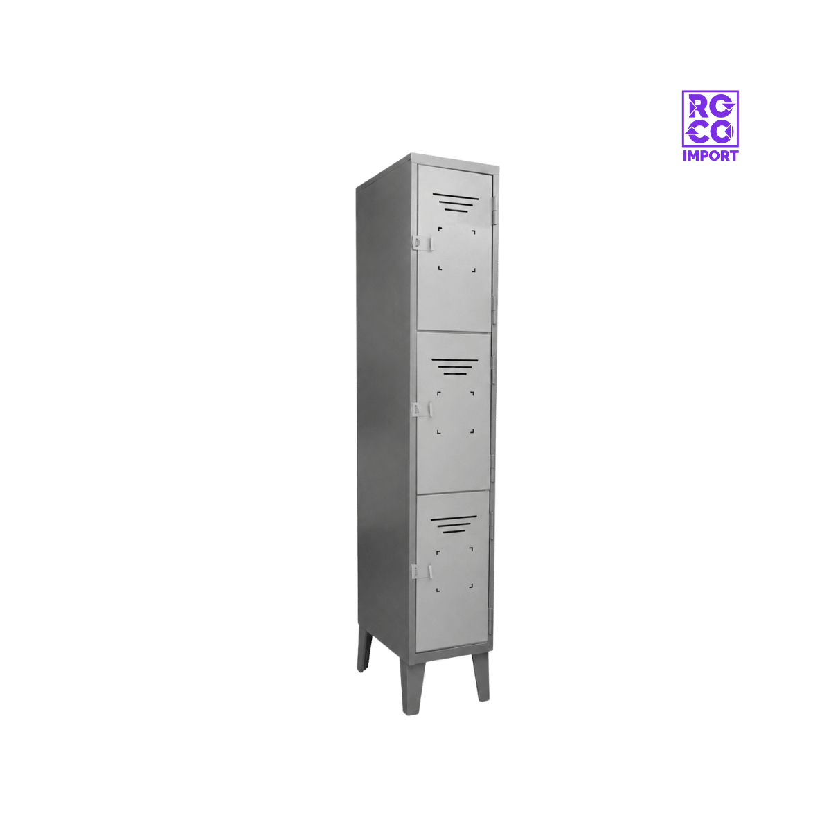 Locker Metálico 3 Puertas - 1 Cuerpo Triple