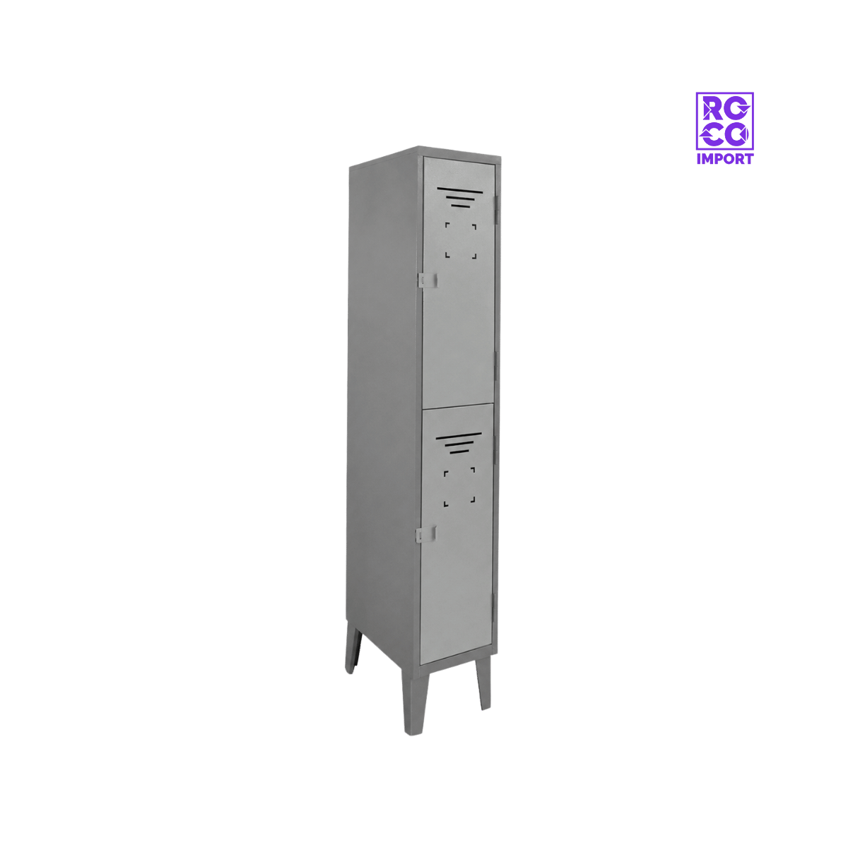 Locker Metálico 2 Puertas - 1 Cuerpo Doble