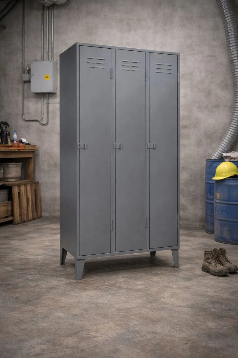 Locker Metálico 3 Puertas – 3 Cuerpos Simples 2