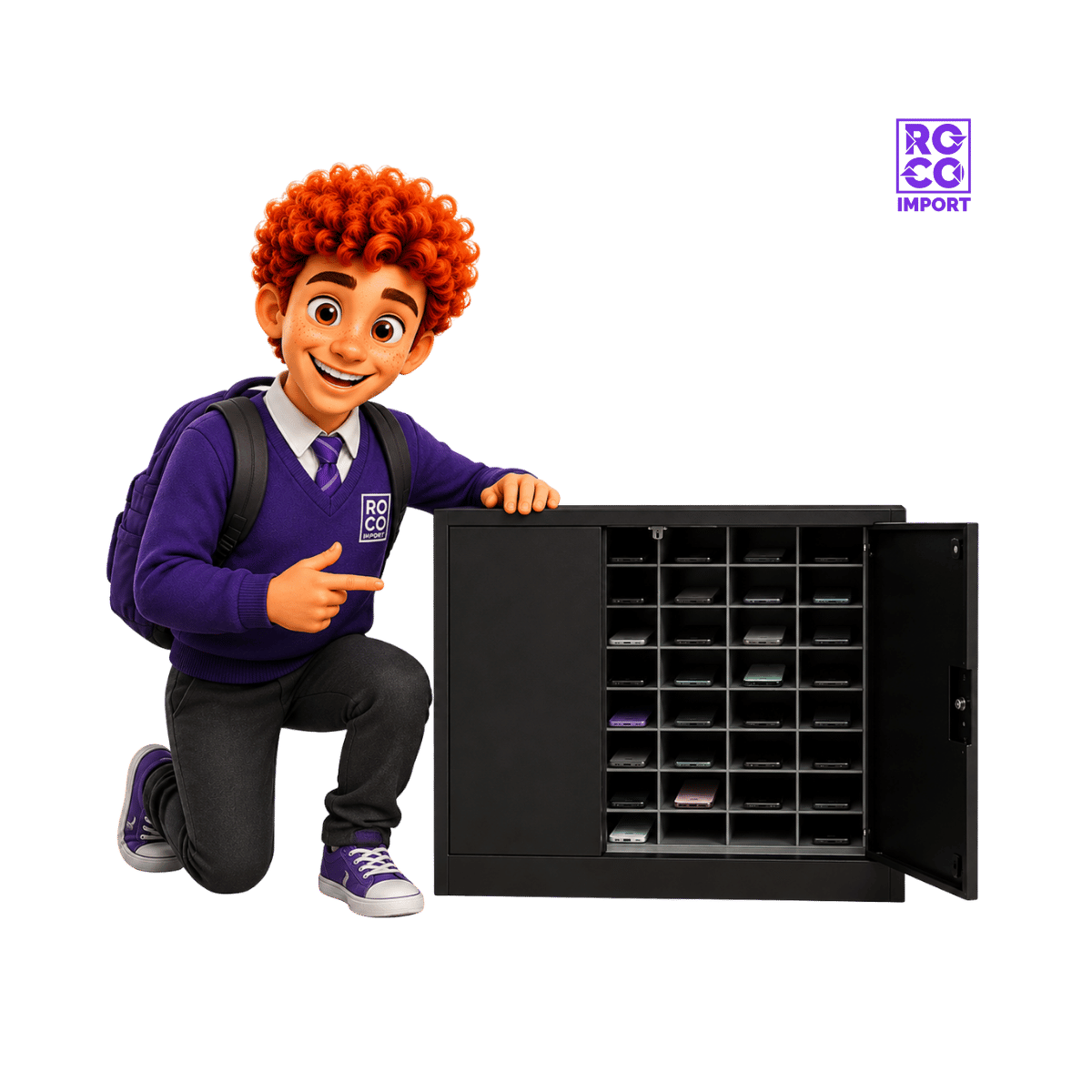 Locker Phone 50 Compartimientos – Celulares Colegios 2