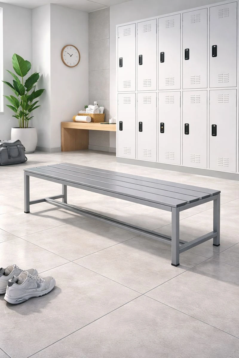 Banca Metálica Vestuario 120 cm 2
